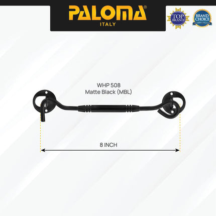 PALOMA Penahan Hak Angin Jendela Window Hook Solis Steel Baja Gold Emas Satin Silver Antique Antik Black Hitam WHP 501 503 507 509