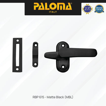 PALOMA RBP Rambuncis Kunci Pengunci Penahan Jendela Rumah Window Slot Kunci Grendel Gerendel Brass Kuningan Gold Silver Grey Antique Black Emas Abu Antik Hitam RBP 611 RBP 612 RBP 614 RBP 615