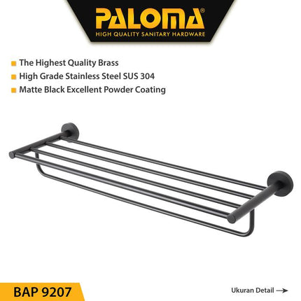 PALOMA Rak Handuk Baju Gantungan BAP 2107 & BAP 9207 Hanger Dinding Kamar Mandi