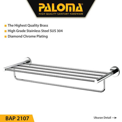 PALOMA Rak Handuk Baju Gantungan BAP 2107 & BAP 9207 Hanger Dinding Kamar Mandi