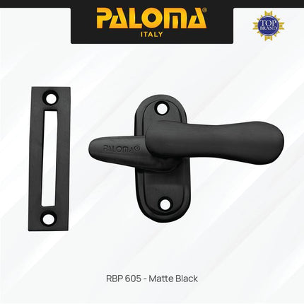 PALOMA Rambuncis Kunci Pengunci Pengaman Jendela Rumah Window Slot Kunci Grendel Gerendel Brass Kuningan Satin NIckel Silver Grey Black Abu Hitam RBP 602 605