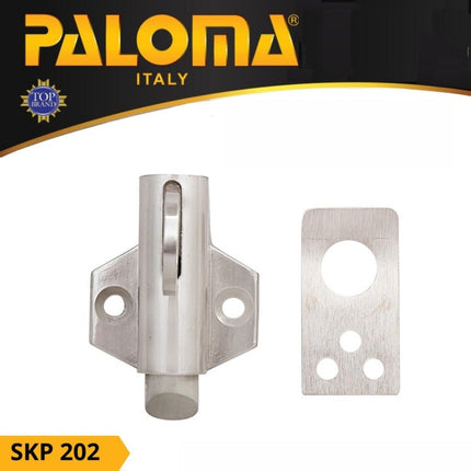 PALOMA SKP 202 Spring Knive Kunci Gerendel Grendel Jendela Spring Knip Zamak Satin Nickel Grey Silver Abu