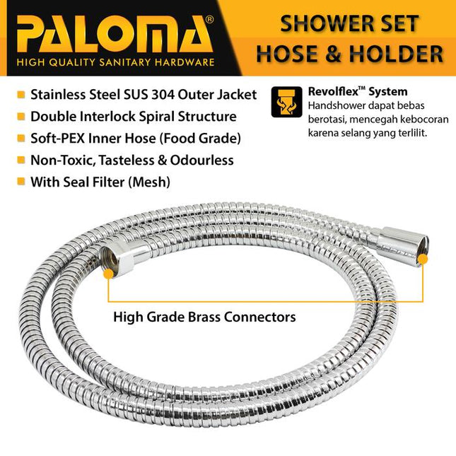 Shower Set Tiang PALOMA SSP 1104 Handshower Mandi Hand Head Kepala