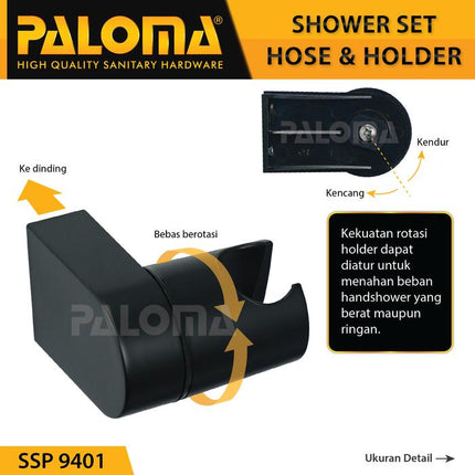 PALOMA SSP 9401 Shower Set Handshower Mandi Hand Head Kepala Air Paket