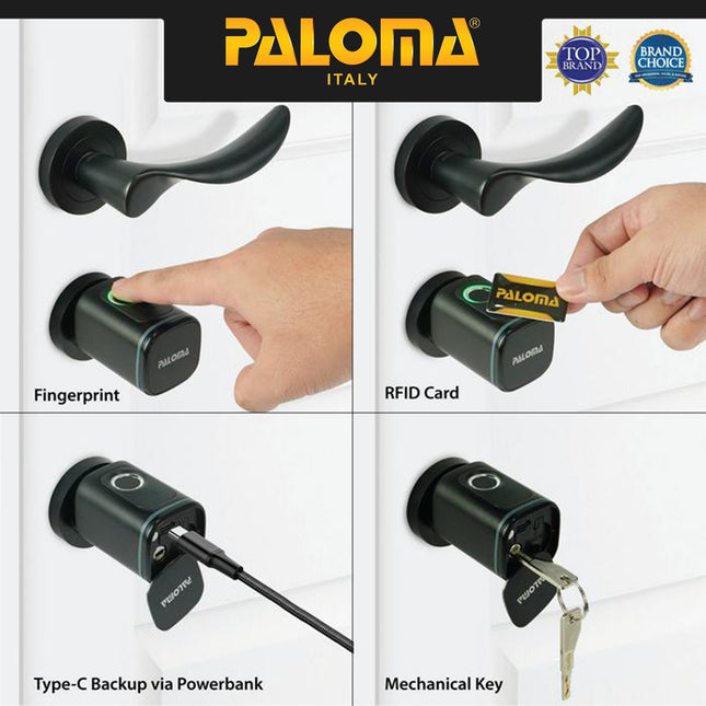 PALOMA Smart Cylinder Lock Kunci Pintu Silinder Digital Home DLP 701