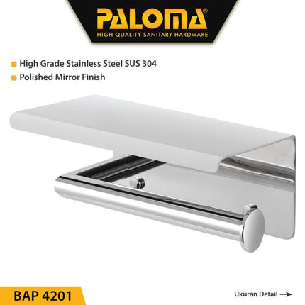 PALOMA Tempat Tissue Toilet Holder BAP 4211 & BAP 4201 Tisu Gulung Roll WC Mandi