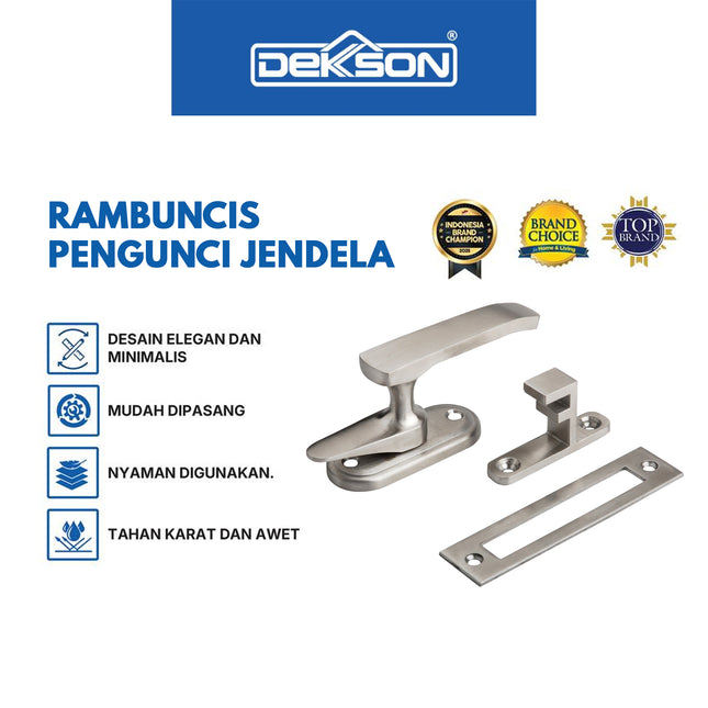 Rambuncis Dekson Dekkson DKS 103 SS Pengunci Jendela