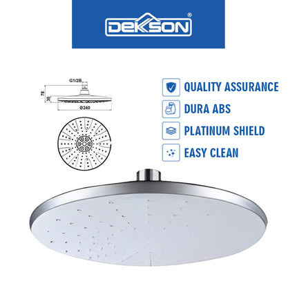 RAIN SHOWER DEKKSON RS 3555SC Rainshower Head Shower Rain Sower Mandi Atas Kepala