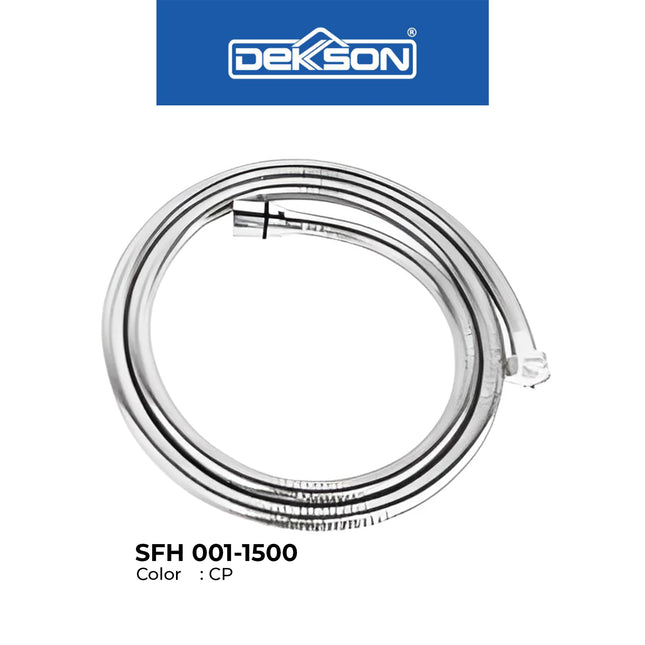Shower Flexible Hose SUS 304 Dekkson SFH 001-1200 1500 2000 CP Water Hose Kamar Mandi