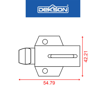 Spring Knip Dekson Dekkson SK 018 BR SN Spring Knife Kunci Grendel Jendela