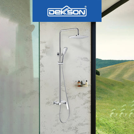 Shower Set Tiang Dekkson SS 8518-3 Keran Shower Mixer Air Panas Dingin Shower Tiang Set Keran Mandi Kran Panas Dingin