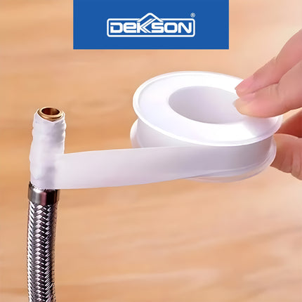 SEAL TAPE DEKKSON ST 0.1X0.35X10M 1PACK ISI 2PCS &nbsp;Isolasi Keran Air Solasi Pipa Seltip Kran Air Drat