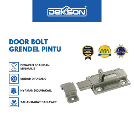 Dekson Dekkson Door Bolt DB D02 2Inch 3inch SSS Grendel Pintu