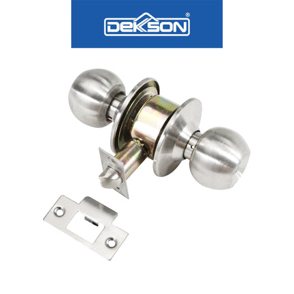 Kunci Bulat Dekson Dekkson KCBL DL8587 ET SSS Handle Knob Lockset Tubular Pintu Kamar Mandi DL 8587