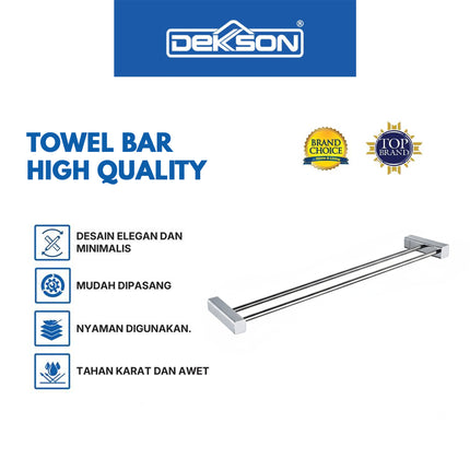 Tower Bar Dekkson TB 5409 BR Rak Handuk Dinding Tower Shelf Chrome Polish