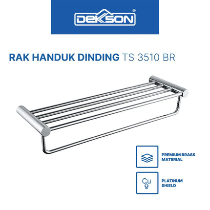 Tower Shelf Dekkson TS 3510 Rak Handuk Dinding Towel Bar