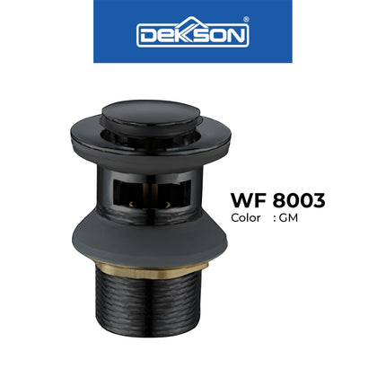 Waste Fitting Pop-Up Dekkson WF 8003 lubang Pembuangan Air Wastafel Drain Waste Fitting