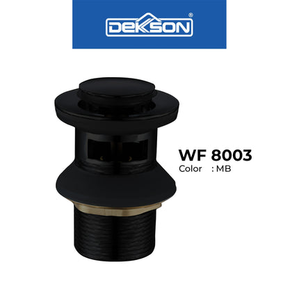 Waste Fitting Pop-Up Dekkson WF 8003 lubang Pembuangan Air Wastafel Drain Waste Fitting