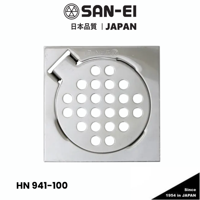 Floor Drain San-Ei HN 941-100 Stainless Floor Strainer Saringan Got Kamar Mandi